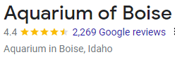 Aquarium of Boise reviews